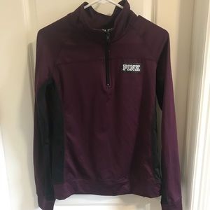 VS Pink half zip